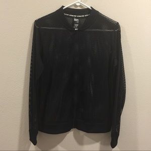 Black VS Mesh Bomber Jacket